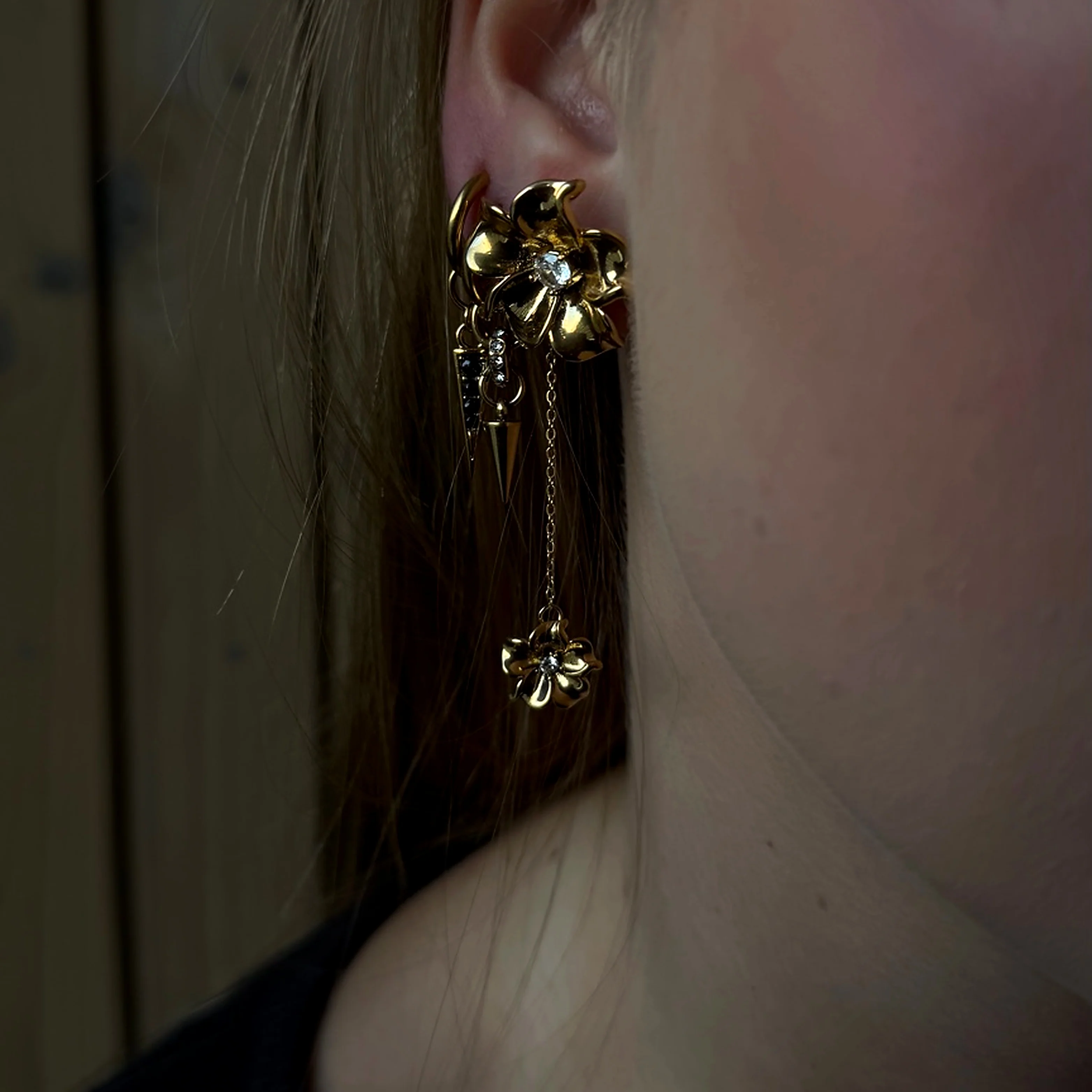 Bloom Dangle Earrings - Image 3