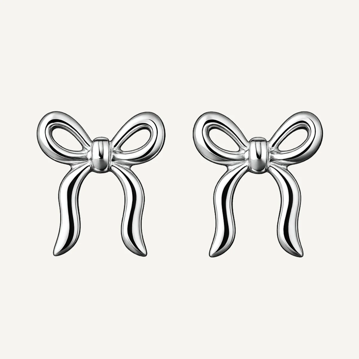 Charming Bow Earrings - Image 2