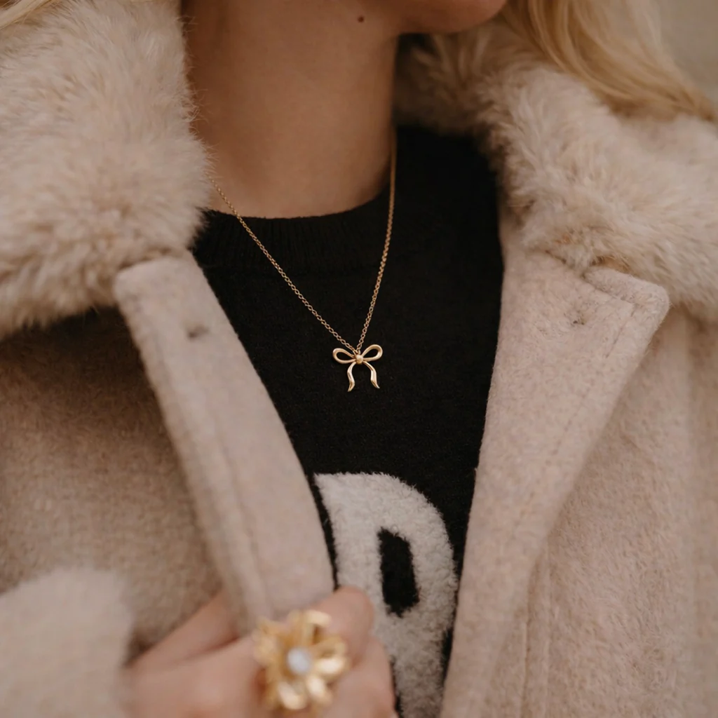 Charming Bow Necklace - Image 5