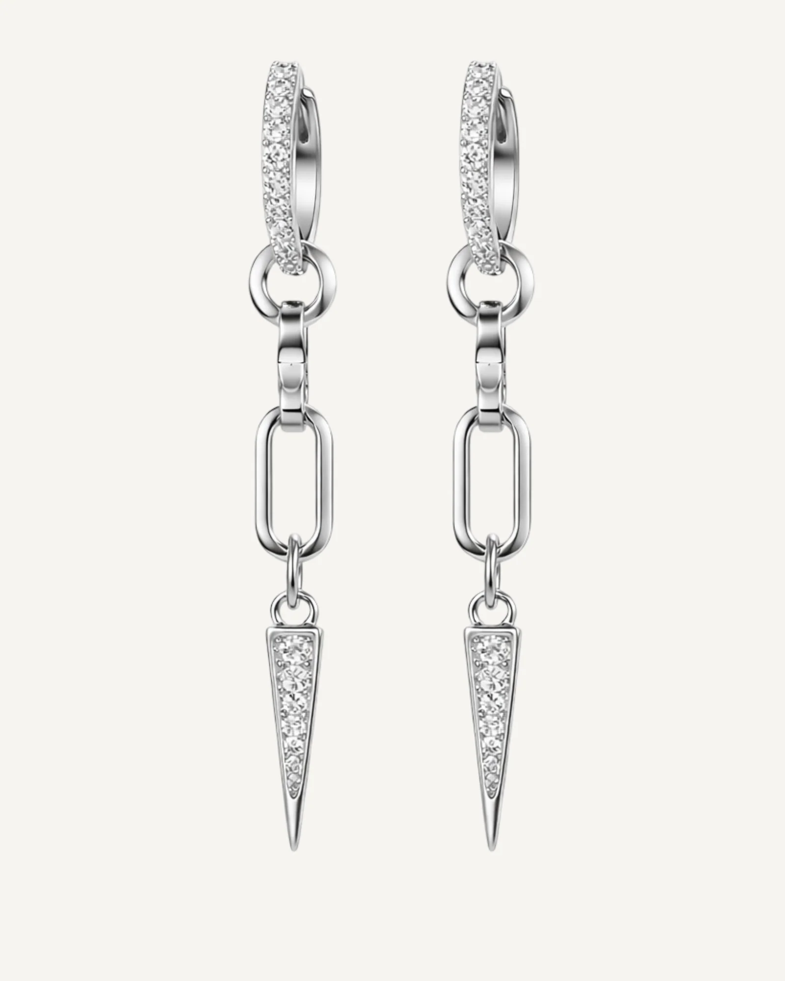 Chain Spike Earrings - Image 2