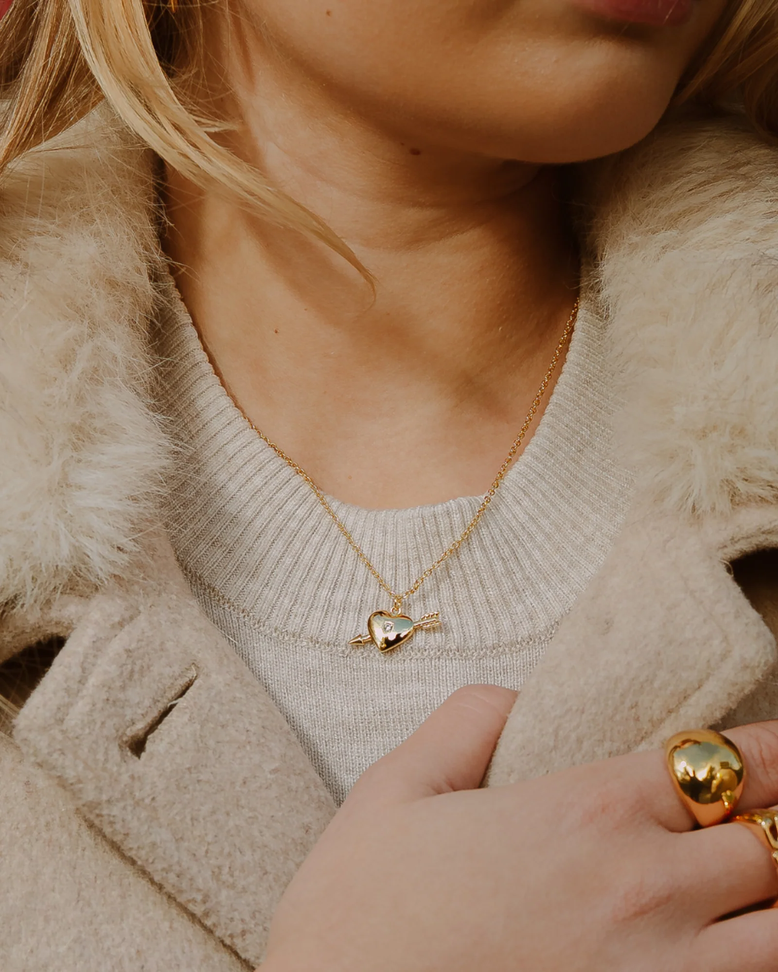 Crystal Heart Necklace - Image 5