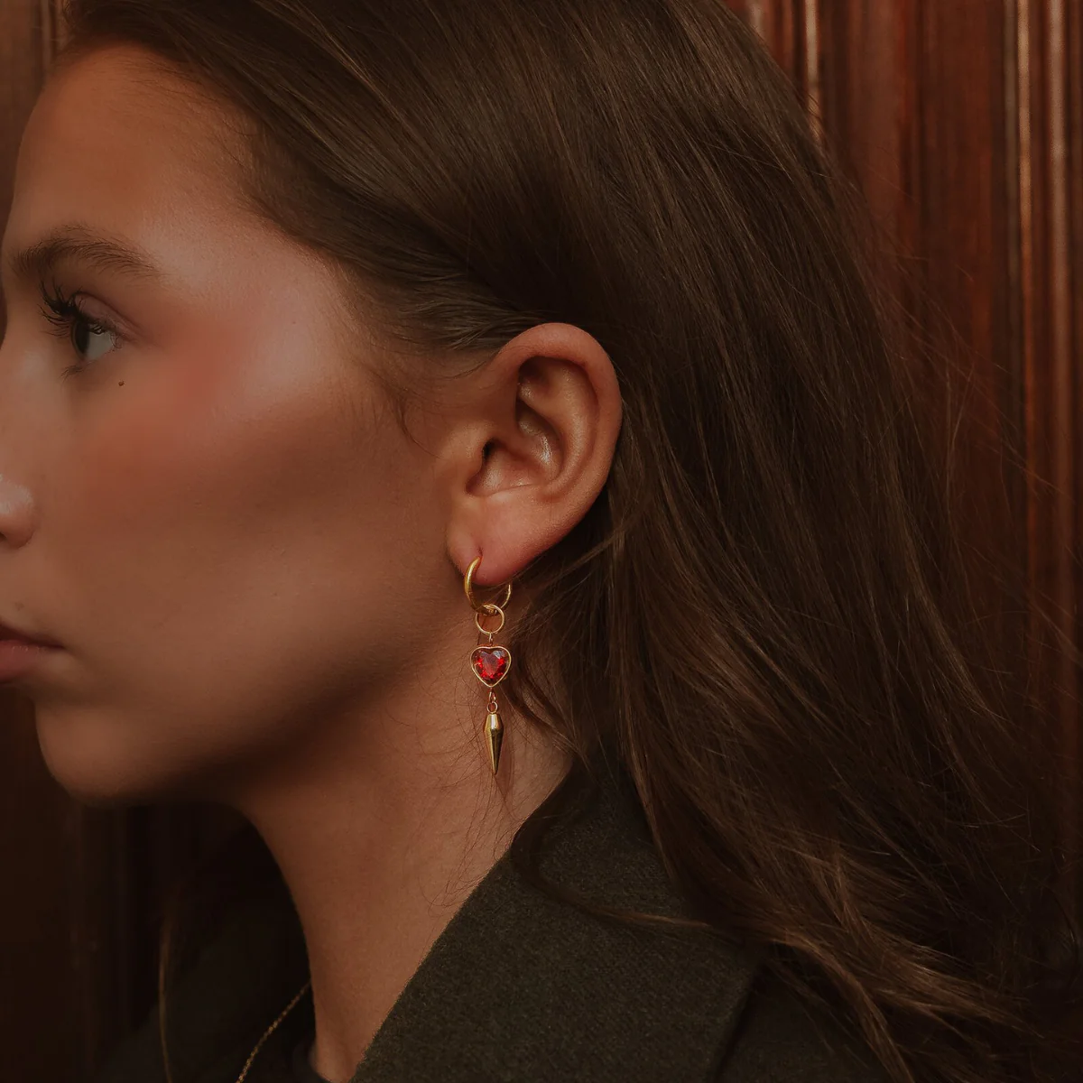 Cupid Drop Earrings - Image 5