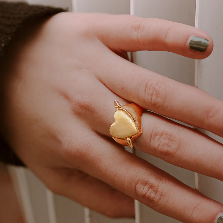 Cupid Heart Ring - Image 3