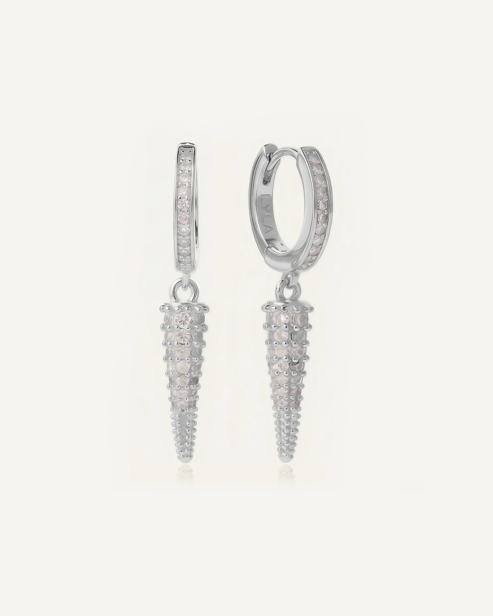 Diamond Drop Earrings - Image 2