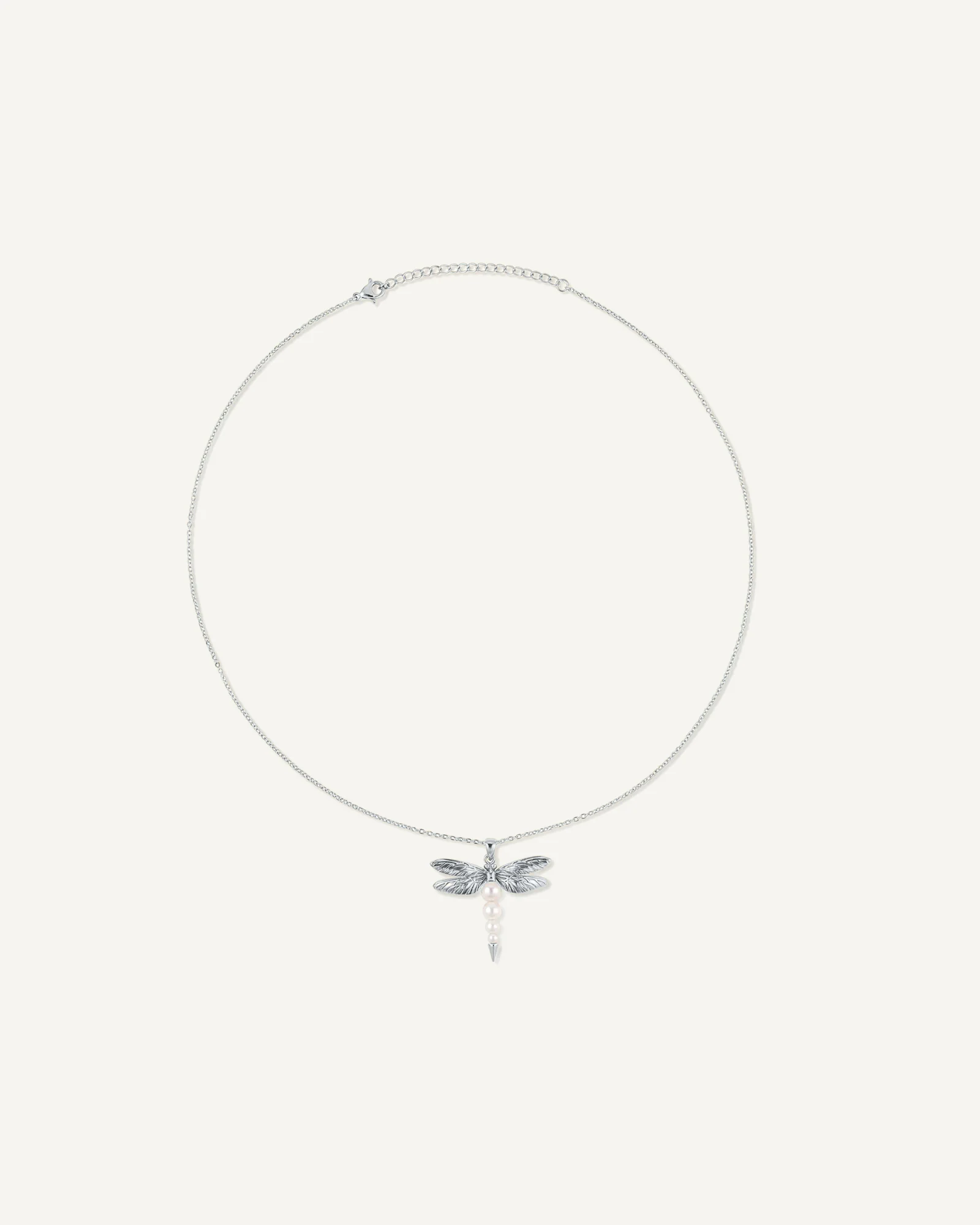 Dragonfly Pearl Necklace - Image 4