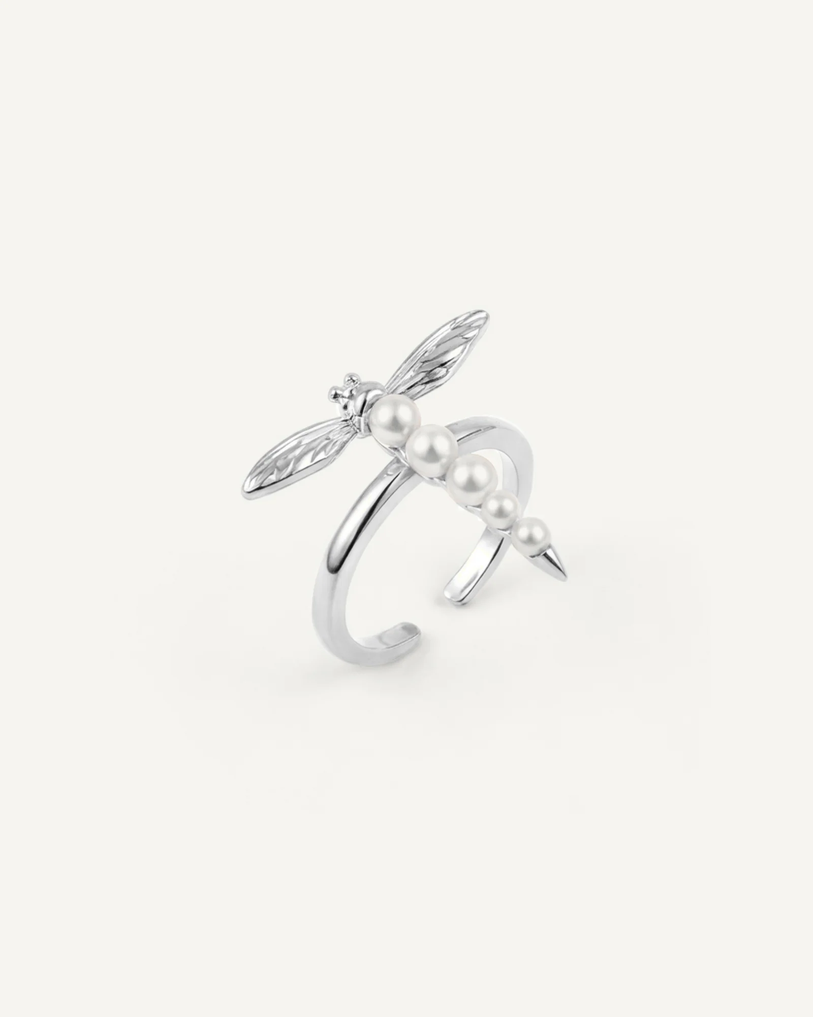 Dragonfly Pearl Ring - Image 2