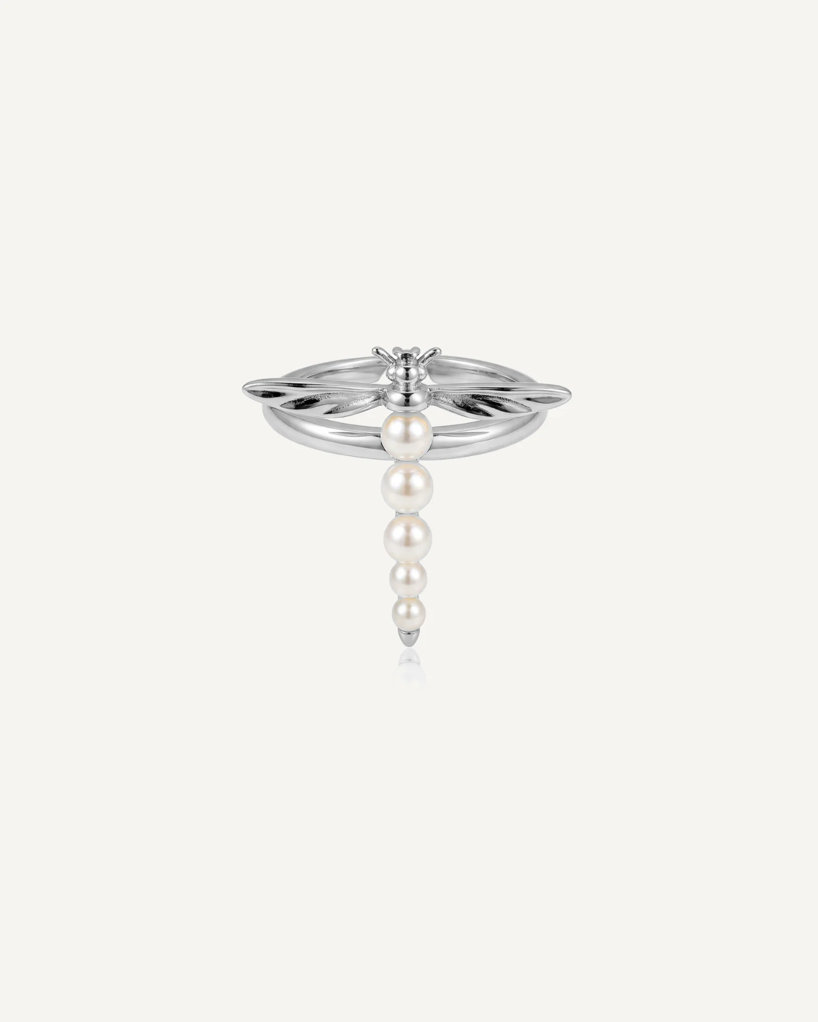 Dragonfly Pearl Ring - Image 4