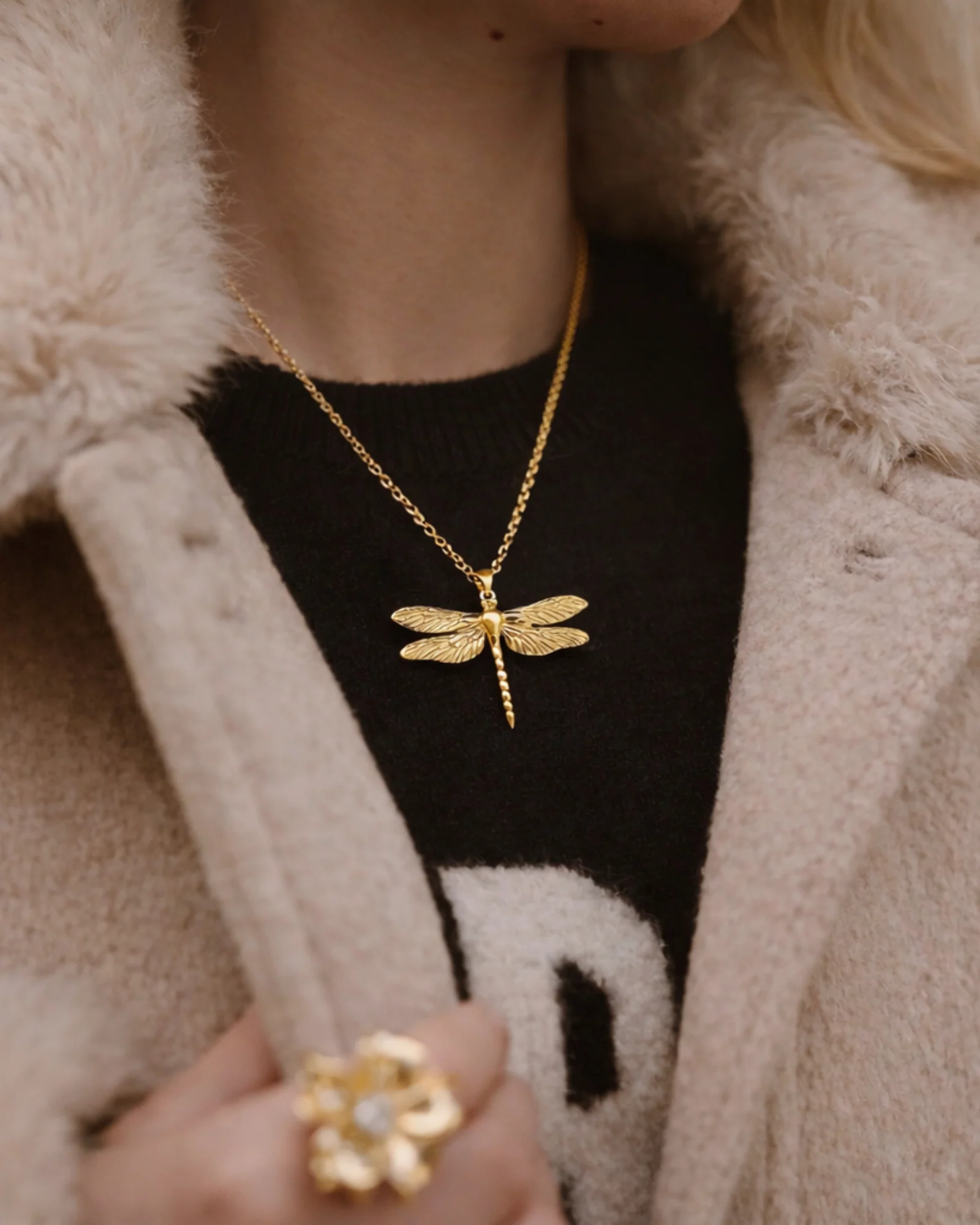 Dragonfly Whisper Necklace - Image 5