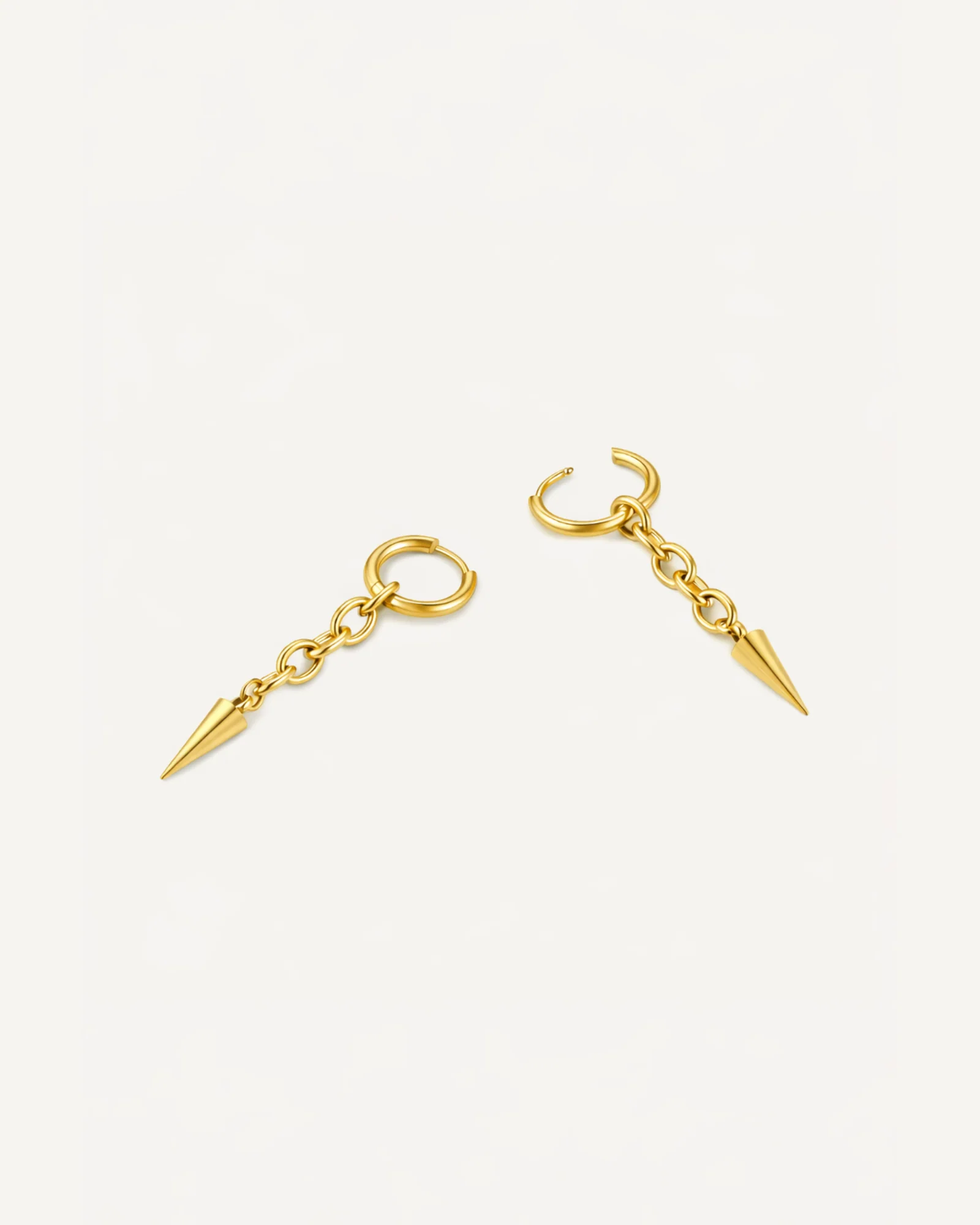 Edge Hoop Earrings - Image 3