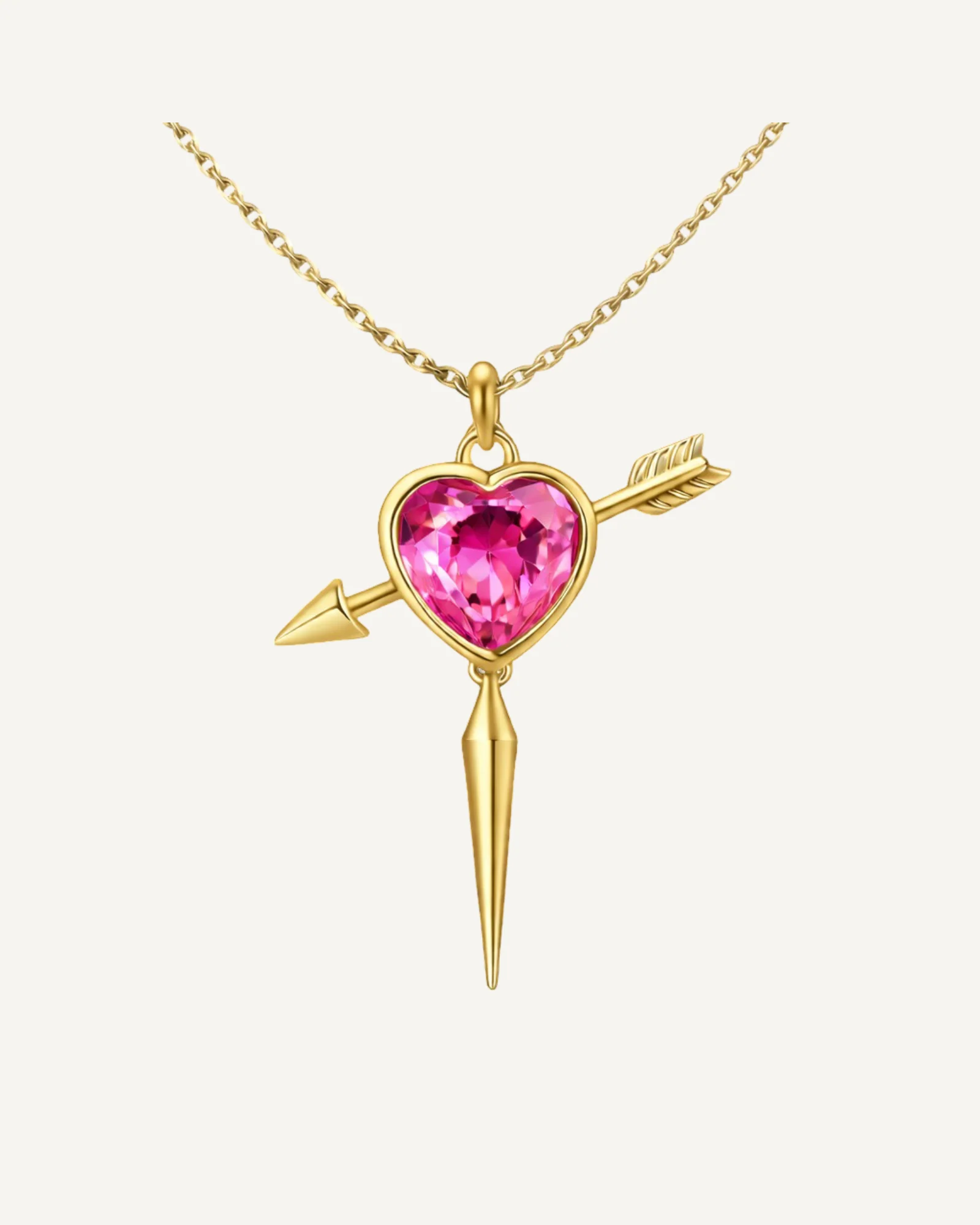 Heartpierced Spike Necklace - Image 2