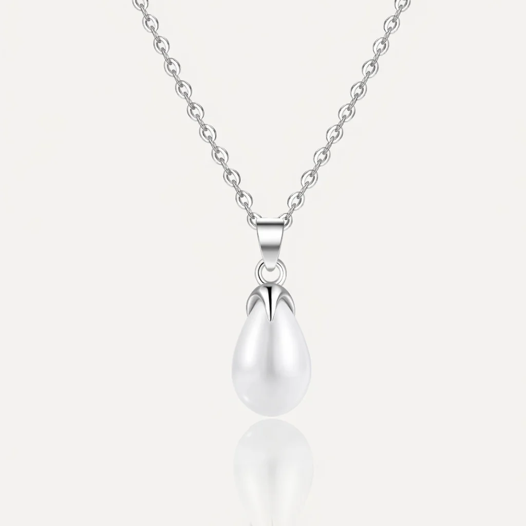 Pearl Fang Drop Necklace - Image 3