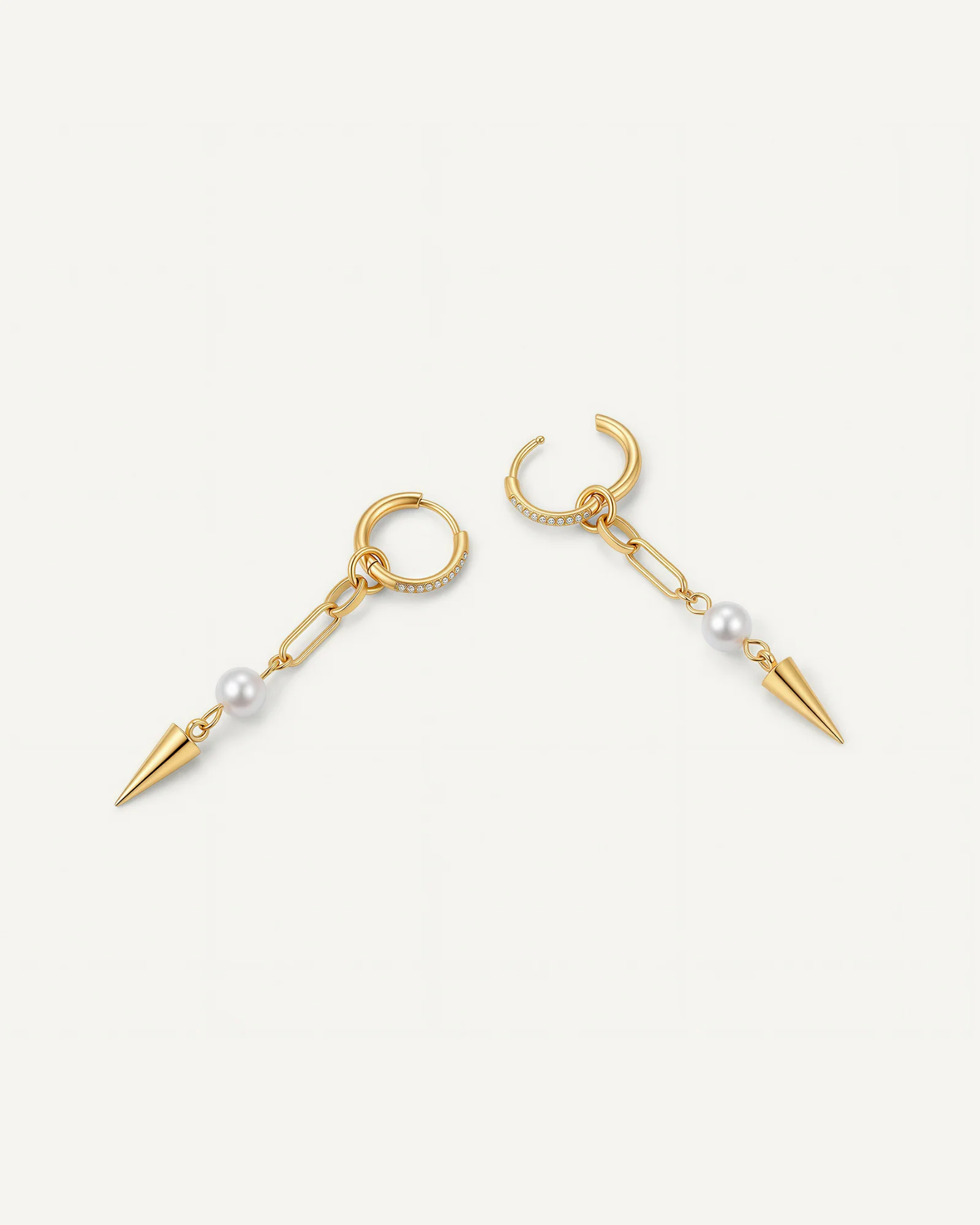 Pearl Spike Luxe Earrings - Image 3