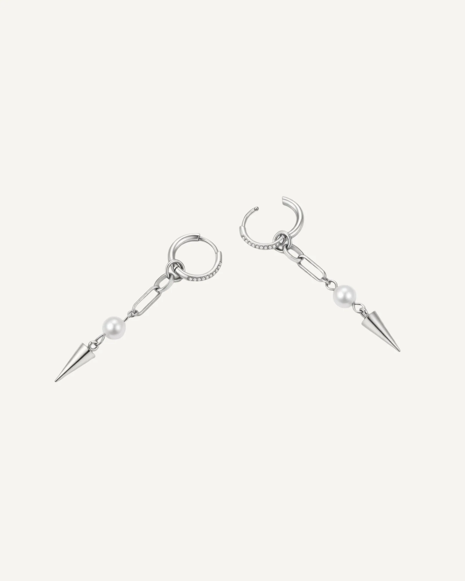 Pearl Spike Luxe Earrings - Image 4