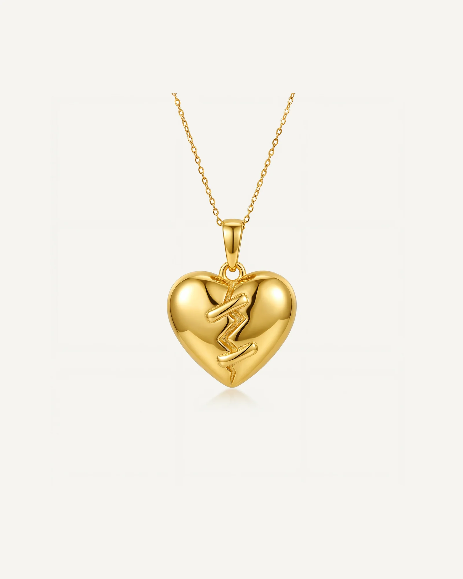 Stitched Heart Necklace