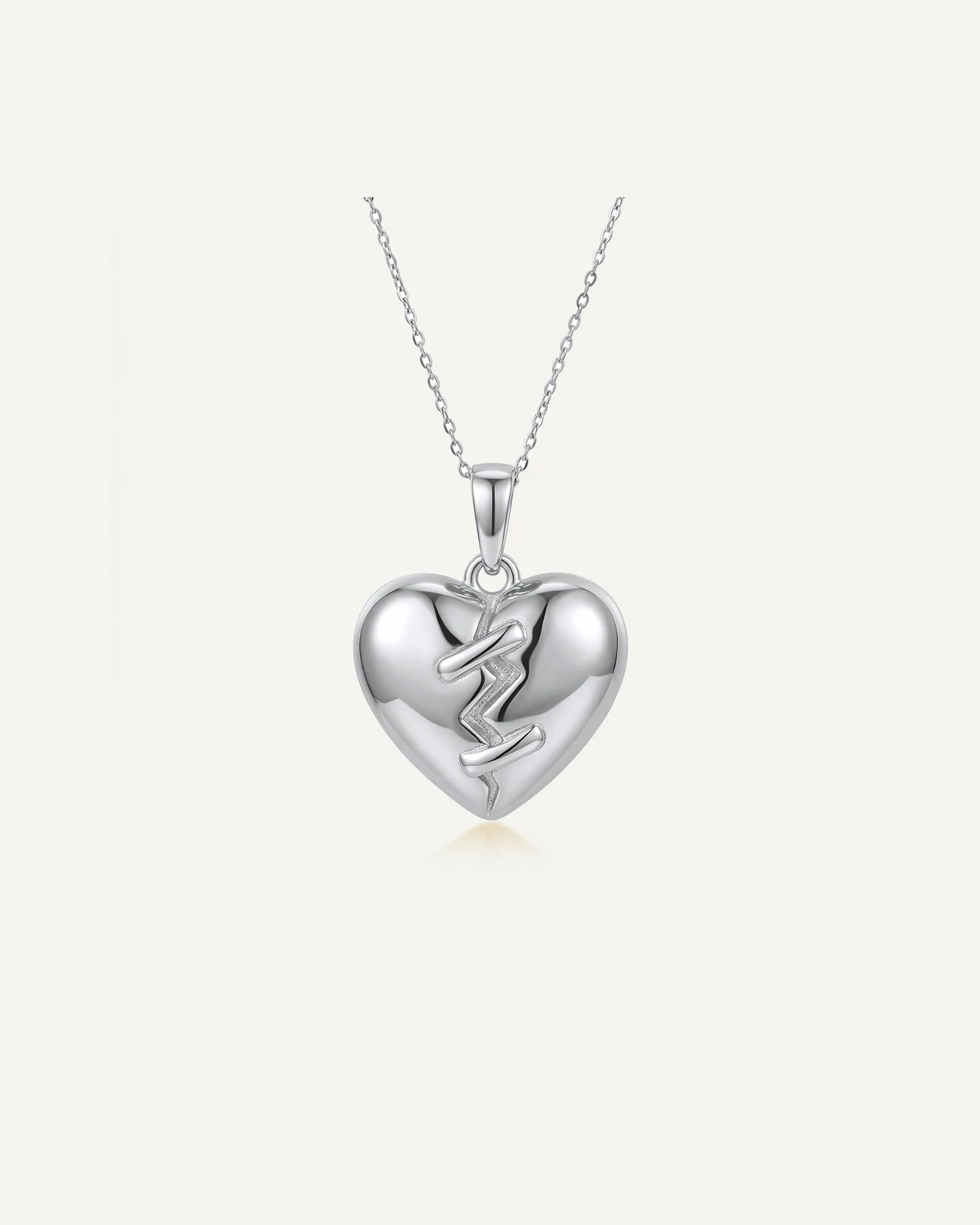 Stitched Heart Necklace - Image 2