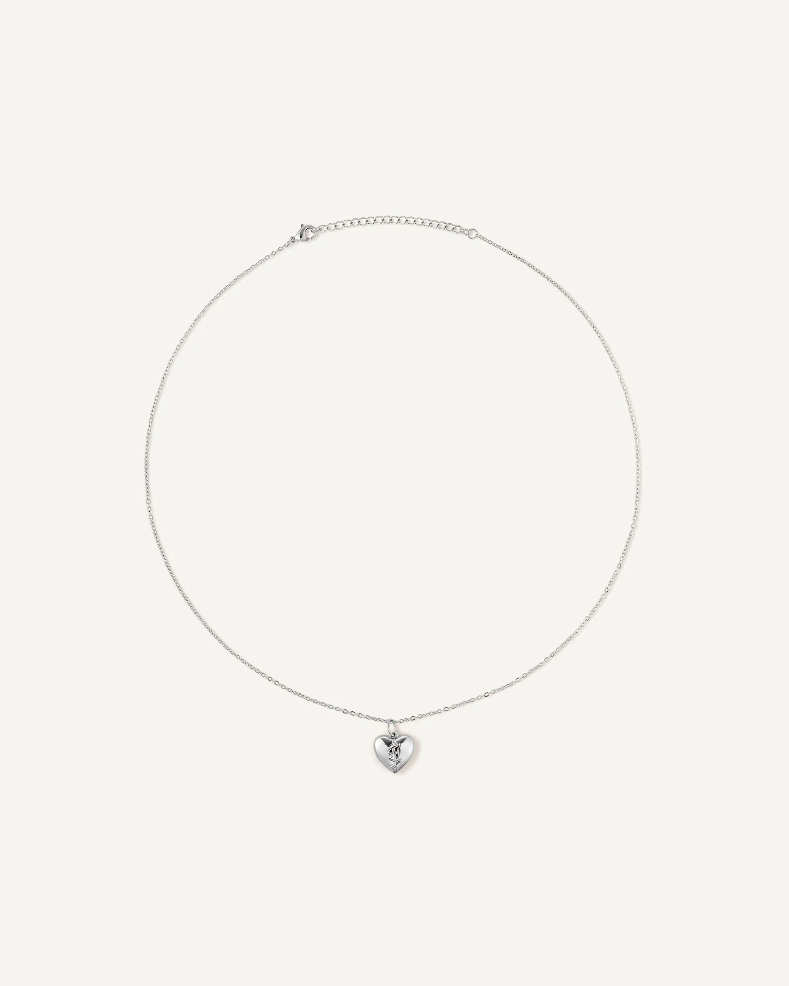 Stitched Heart Necklace - Image 4