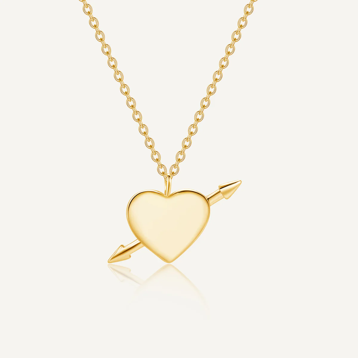 Studded Heart Necklace