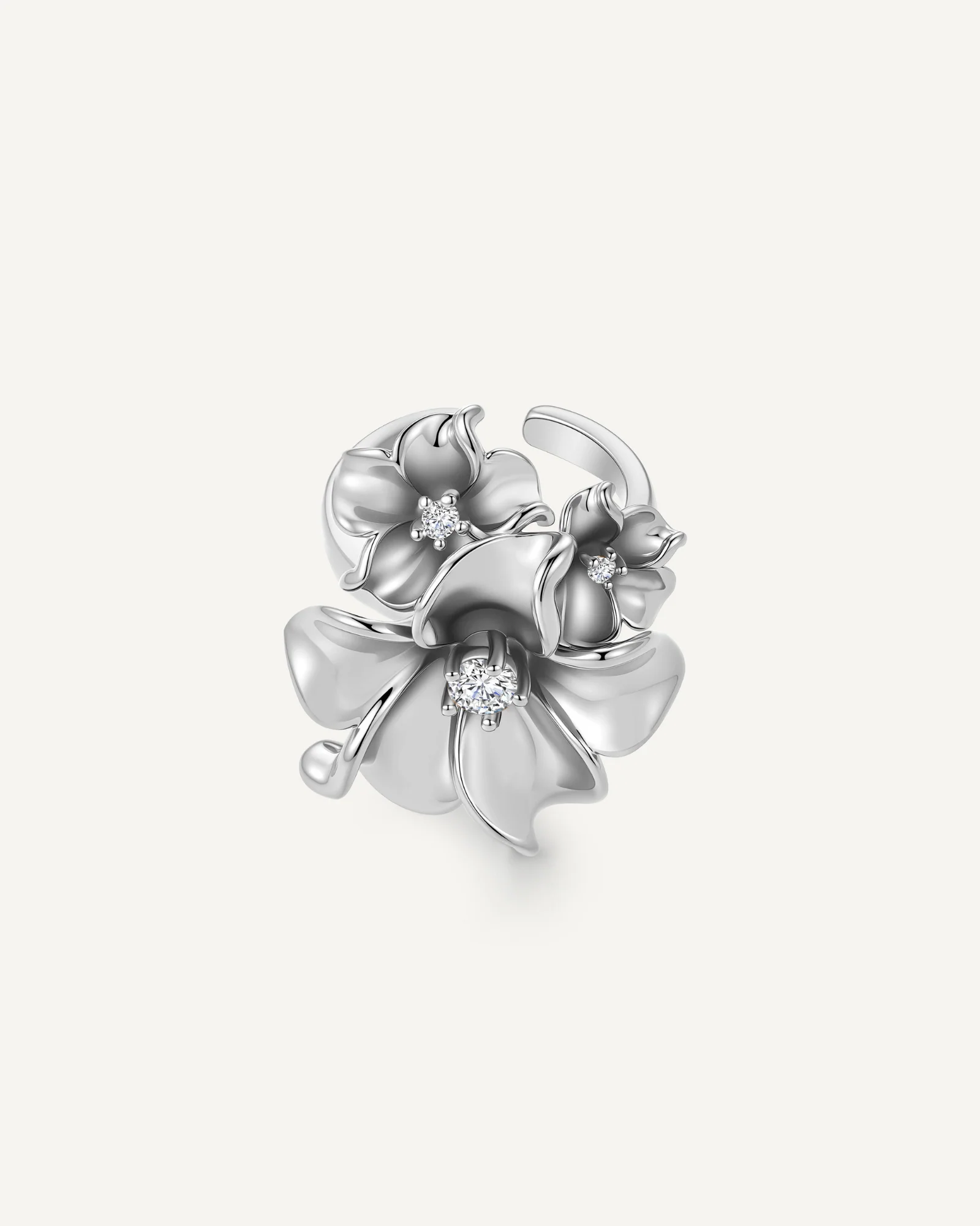 Trio Bloom Ring - Image 4